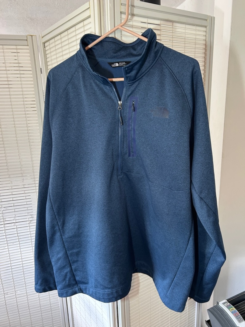 The North Face Men's Dark Navy Quarter-Zip Pullover